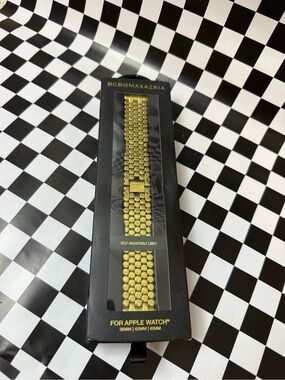 BCBGMaxAzria Gold Metal Link Watch Band for Apple Watch